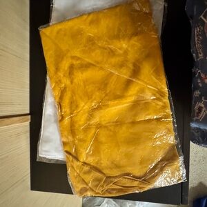 The Hijab Company Chiffon Bubble Hijab | Mustard & White | NWT